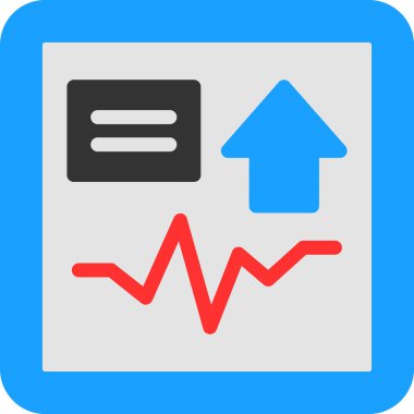 Rapor simgesi, vektör illüstrasyonu