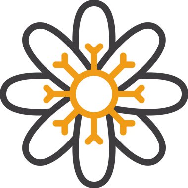 çiçek doğa simgesi ana hatlarıyla