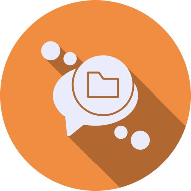 Sohbet mesajı. Web simgesi