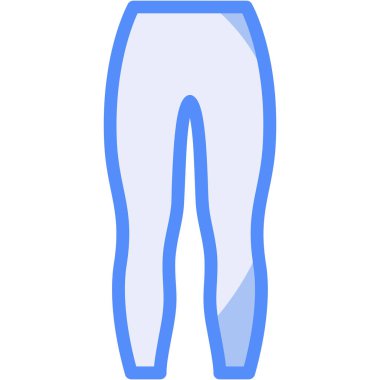 pantolon simgesi vektör illüstrasyonu