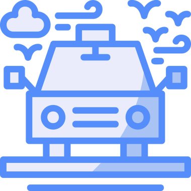 dosya ana hatları biçiminde araba dağıtım simgesi