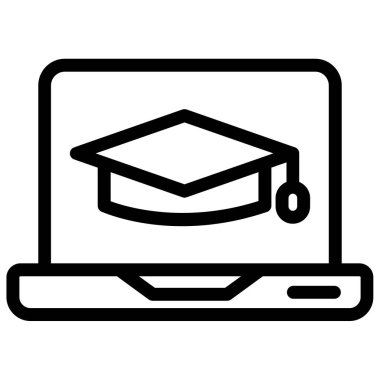 Eğitim simgesi, vektör illüstrasyonu