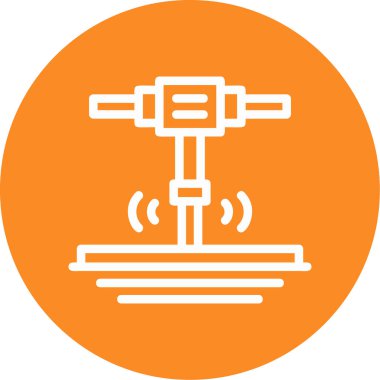 Modern bir simgenin vektör illüstrasyonu