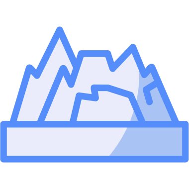 dağ web simgesi, illüstrasyon tasarımı