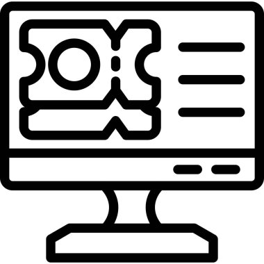 tarayıcı bilgisayar simgesi, vektör illüstrasyonu