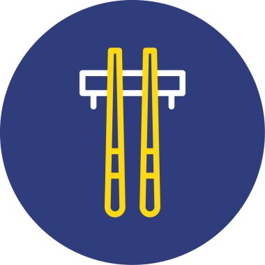 Modern simgenin vektör illüstrasyonu