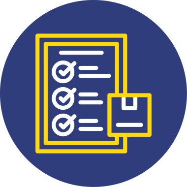 belge simgesi vektör illüstrasyonu