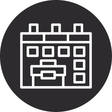 Yapı simgesinin vektör illüstrasyonu