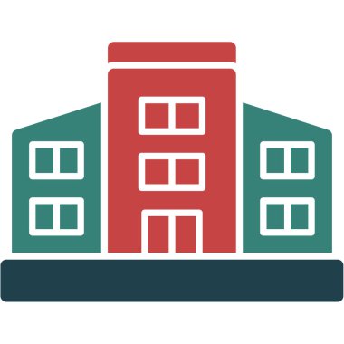 Ev. Web simgesi basit illüstrasyon