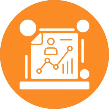 İş ve finans simgesinin vektör illüstrasyonu