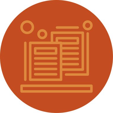 Kitap simgesinin vektör illüstrasyonu