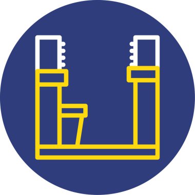 Modern b 'nin vektör illüstrasyonu eksik simgesi