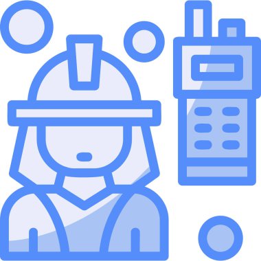 Asker adam simgesi, vektör illüstrasyonu basit tasarım