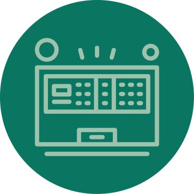 seo modern simgesinin vektör illüstrasyonu