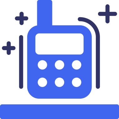 Telefon simgesinin vektör illüstrasyonu