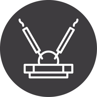 Modern simgenin vektör illüstrasyonu