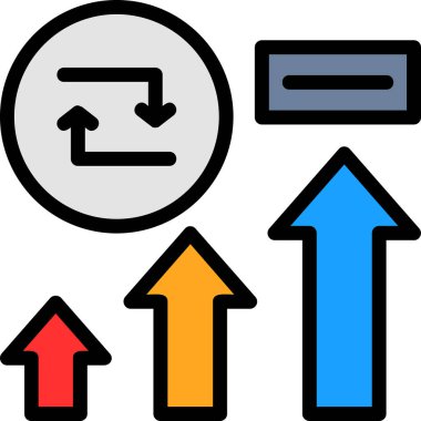 ok simgesi vektör illüstrasyonu