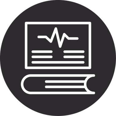 Belge simgesinin vektör illüstrasyonu