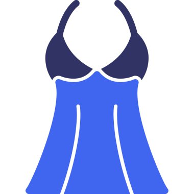 Kadın elbisesi. resimleme tasarımı