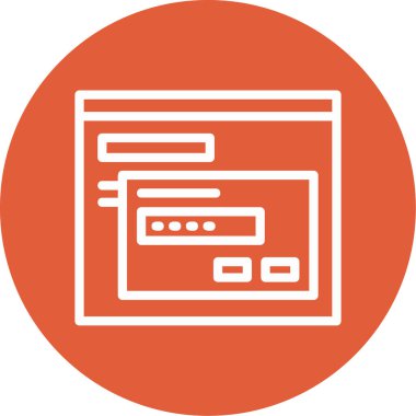 seo modern simgesinin vektör illüstrasyonu