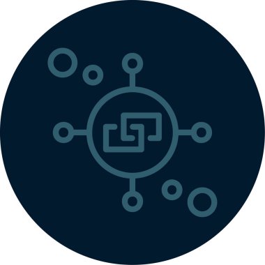 Seo simgesinin vektör illüstrasyonu