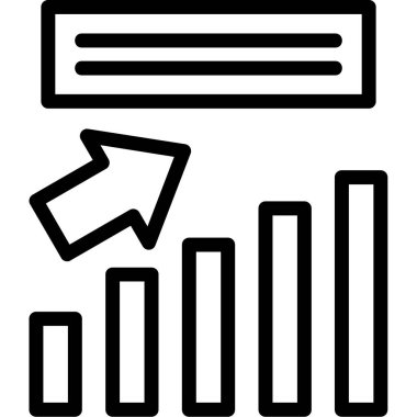 çubuk simgesi, vektör illüstrasyonu