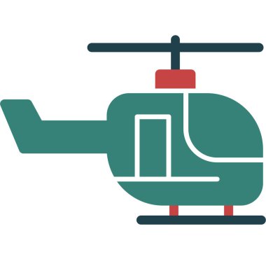 Hava gemisi simgesi, vektör illüstrasyonu