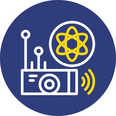 atom. Web simgesi basit tasarım