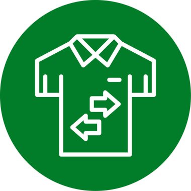 Gömlek. Web simgesi basit illüstrasyon