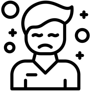 Üzgün adam simgesi, taslak biçimi