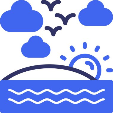 su simgesi vektör illüstrasyonu