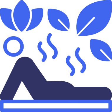 Bir kadın simgesinin vektör illüstrasyonu