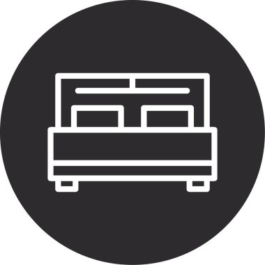 Mobilya ve kanepenin vektör simgesi