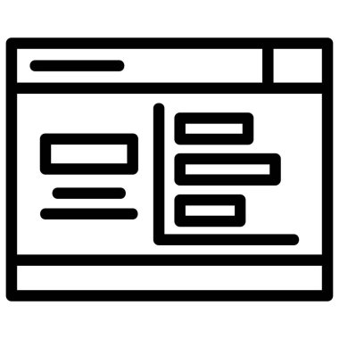 Tarayıcı simgesi. Web simgesi