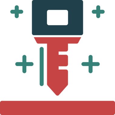 Modern bir simgenin vektör illüstrasyonu