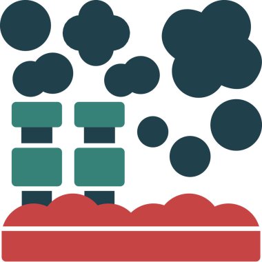 Fabrika fabrikası. basit tasarım vektörü