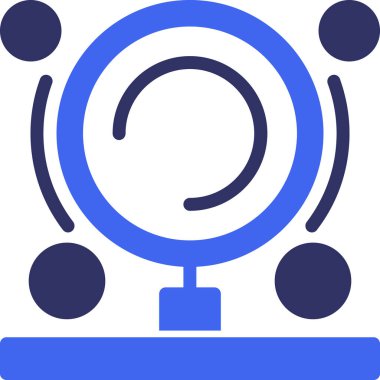 Hedef. Web simgesi basit illüstrasyon