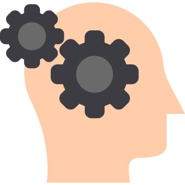 Dişliler. Web simgesi basit illüstrasyon