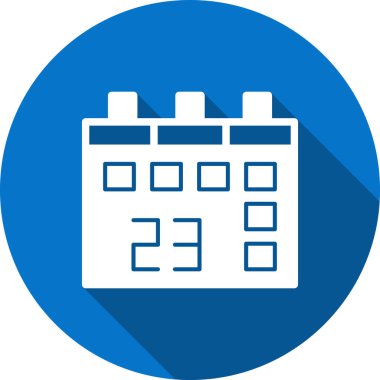 Takvim tarihi olay simgesi düz biçimli