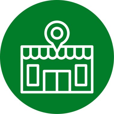 konum haritası simgesi, vektör illüstrasyonu