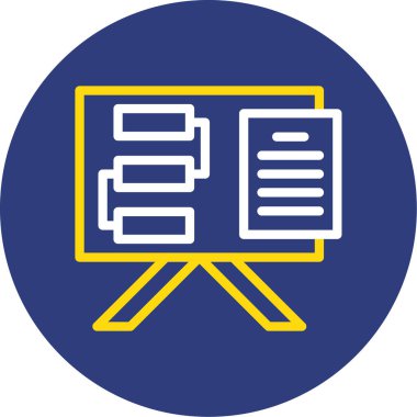 Belge. Web simgesi basit illüstrasyon