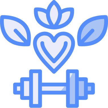 Kalp. Web simgesi basit illüstrasyon