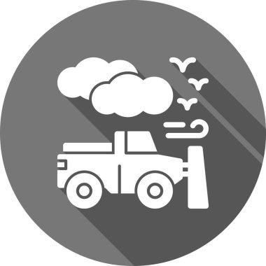 Bulut hesaplama simgesi vektör illüstrasyonu