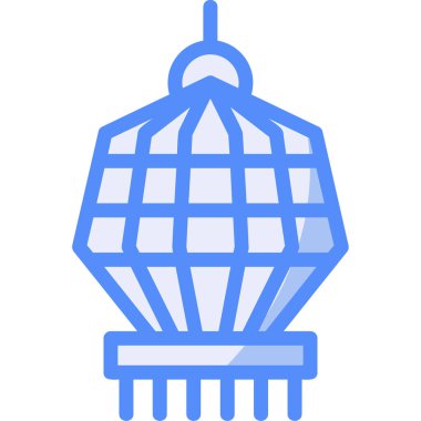 Çin fener simgesi, izometrik biçim