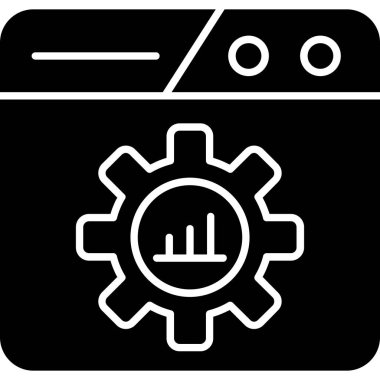 seo modern simgesinin vektör illüstrasyonu