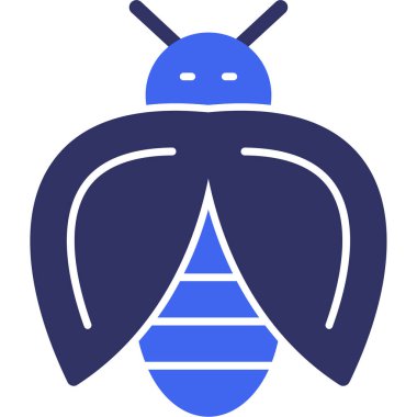 Böcek Simgesi, Vektör illüstrasyonu