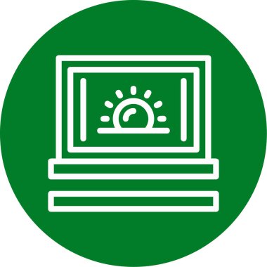 seo modern simgesinin vektör illüstrasyonu