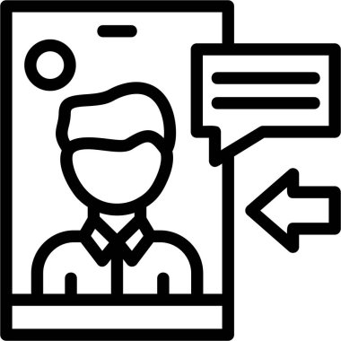 iş simgesi vektör illüstrasyonu