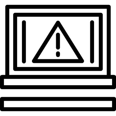 Ana hat biçiminde uyarı hatası simgesi