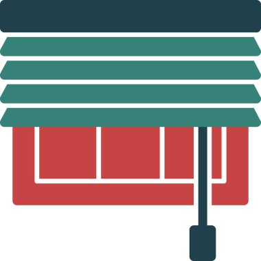 Japon yemeği Çin ikonu düz stil.